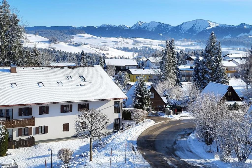 Ferienwohnung Im Allgaeu Mit Bergsicht Oberreute Bagian luar foto
